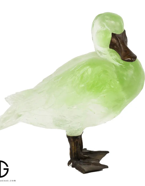 تحميل الصورة إلى عارض المعرض، A PATE-DE-VERRE DUCK ITALY GLASS SCULPTURE
