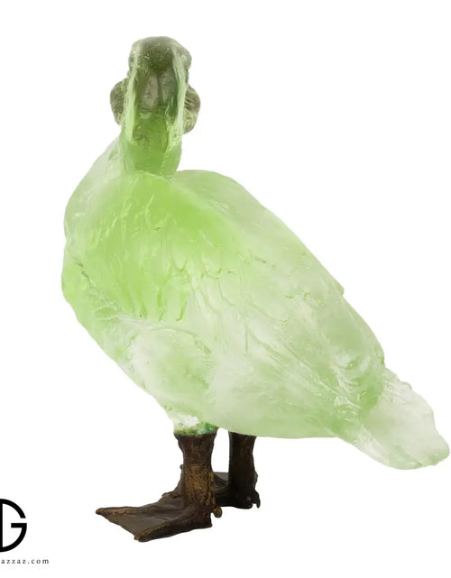 تحميل الصورة إلى عارض المعرض، A PATE-DE-VERRE DUCK ITALY GLASS SCULPTURE
