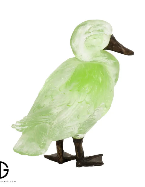 تحميل الصورة إلى عارض المعرض، A PATE-DE-VERRE DUCK ITALY GLASS SCULPTURE
