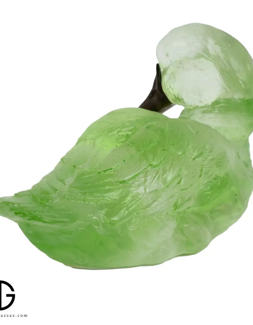 تحميل الصورة إلى عارض المعرض، A PATE-DE-VERRE DUCK GLASS SCULPTURE
