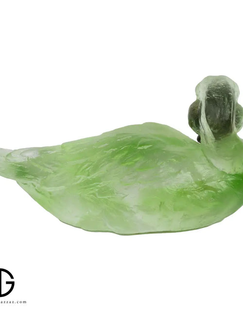 تحميل الصورة إلى عارض المعرض، A PATE-DE-VERRE DUCK GLASS SCULPTURE
