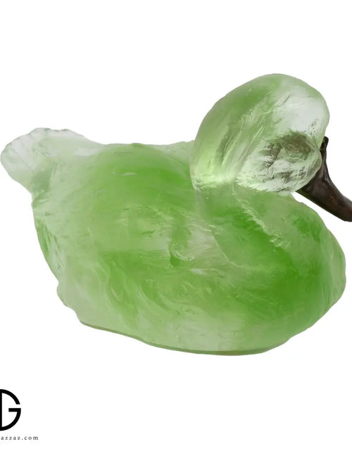 تحميل الصورة إلى عارض المعرض، A PATE-DE-VERRE DUCK GLASS SCULPTURE
