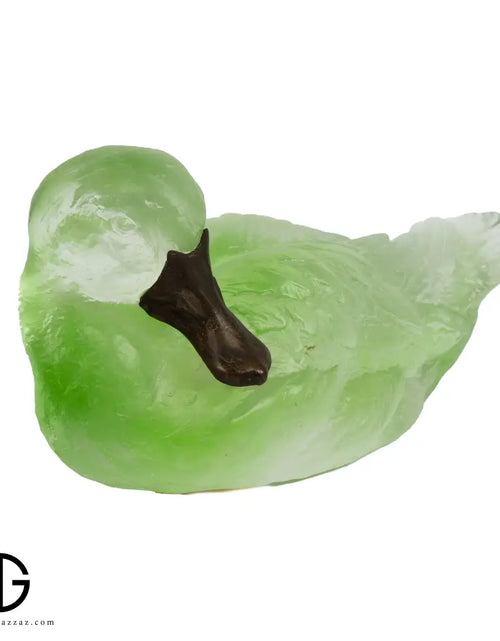 تحميل الصورة إلى عارض المعرض، A PATE-DE-VERRE DUCK GLASS SCULPTURE
