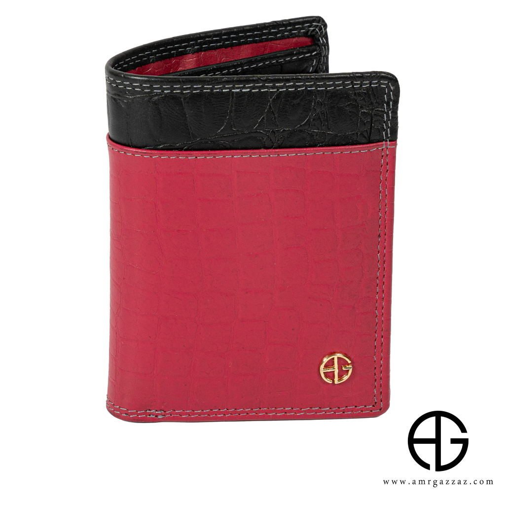 Red and black wallet