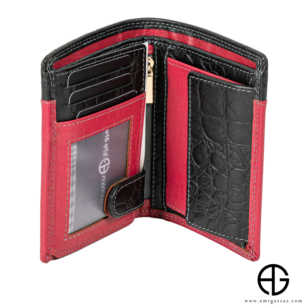 Red and black wallet