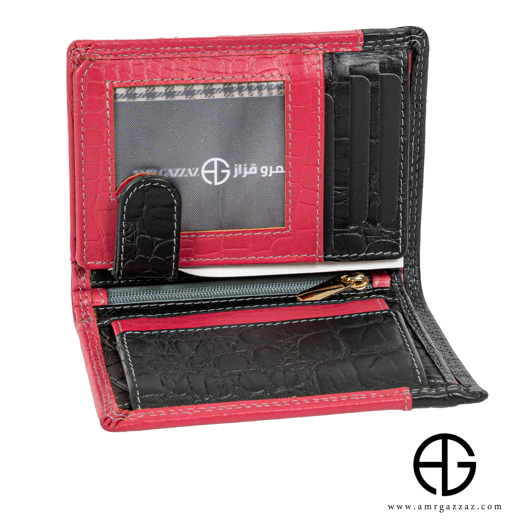 Red and black wallet