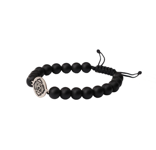 Silver Root Chakra Bracelet