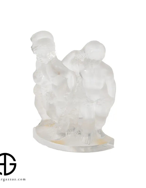 Load image into Gallery viewer, Lalique Frosted crystal figural group
