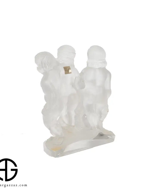 Load image into Gallery viewer, Lalique Frosted crystal figural group
