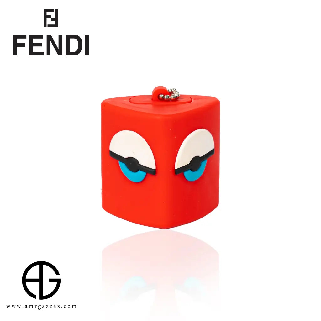 Fendi Red Monster Keychain Case