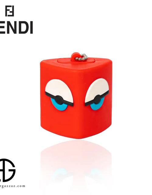 تحميل الصورة إلى عارض المعرض، Fendi Red Monster Keychain Case
