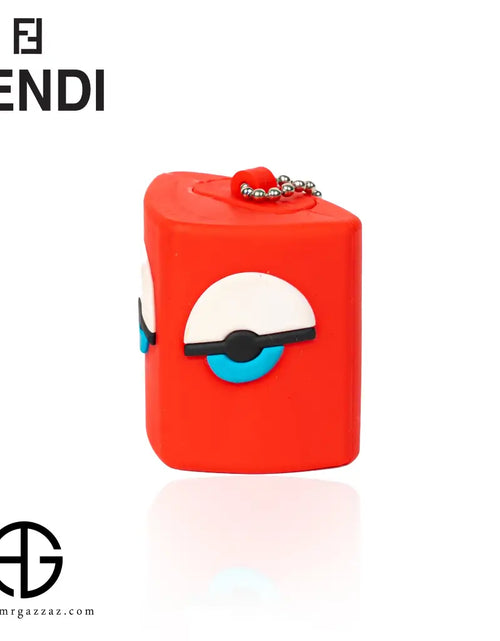 تحميل الصورة إلى عارض المعرض، Fendi Red Monster Keychain Case
