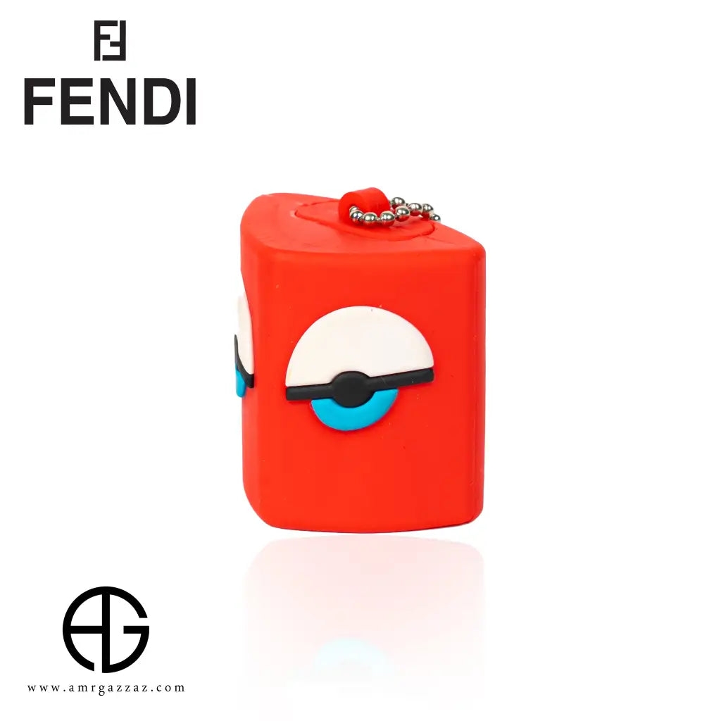 Fendi Red Monster Keychain Case