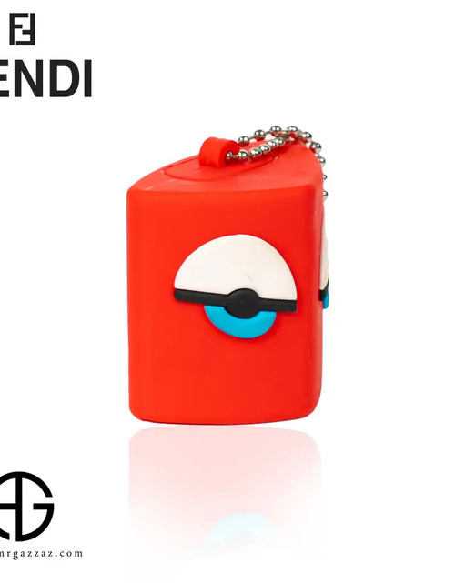 تحميل الصورة إلى عارض المعرض، Fendi Red Monster Keychain Case
