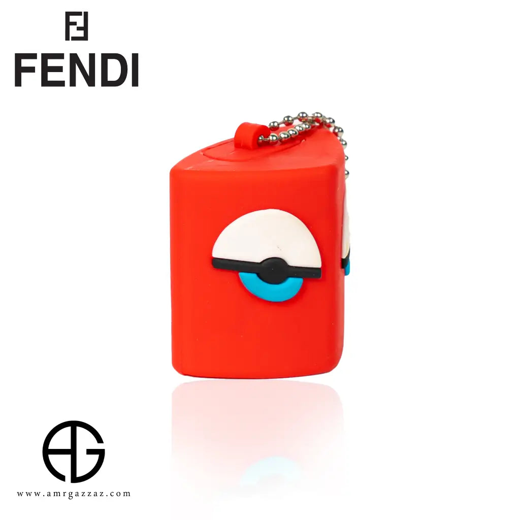 Fendi Red Monster Keychain Case