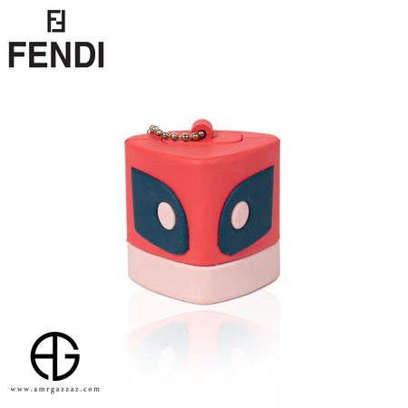 FENDI USB Pink Monster Keychain Case