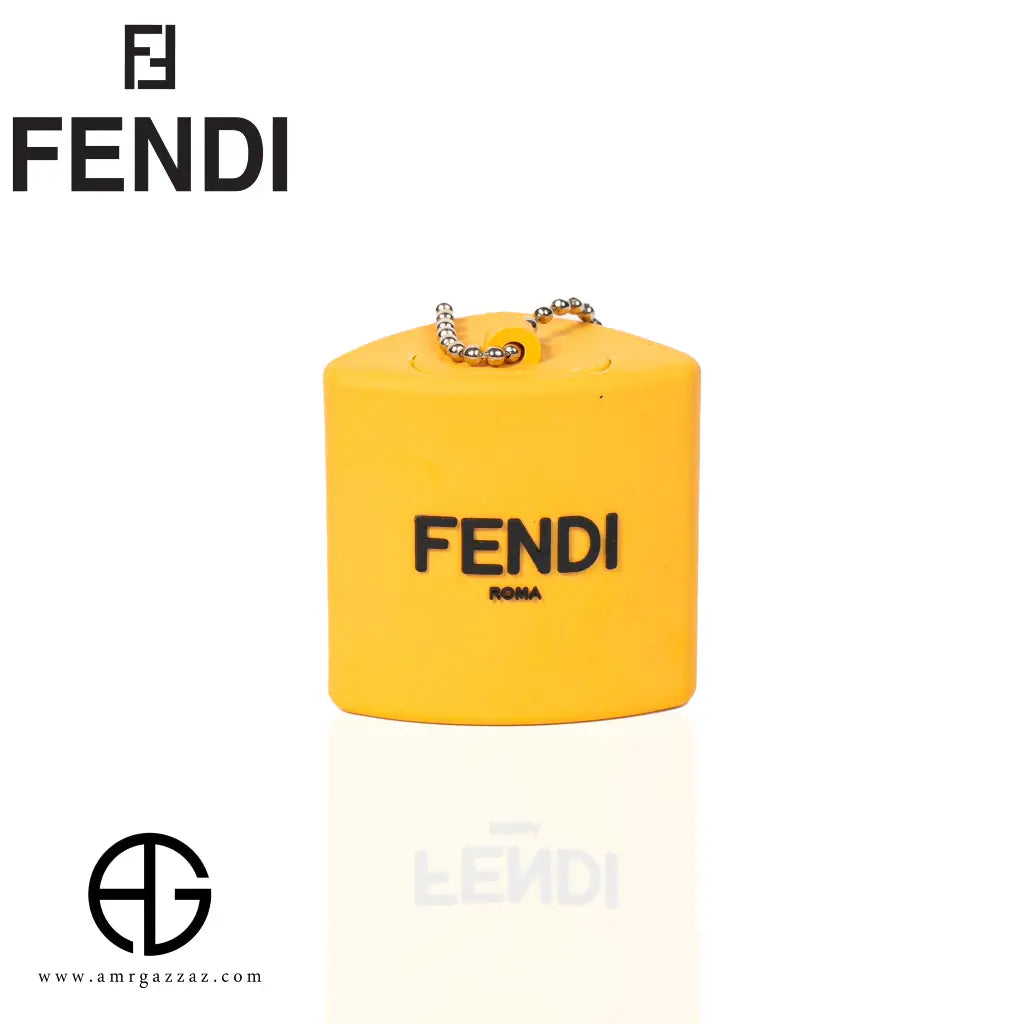 Fendi Monster Yellow Keychain Case