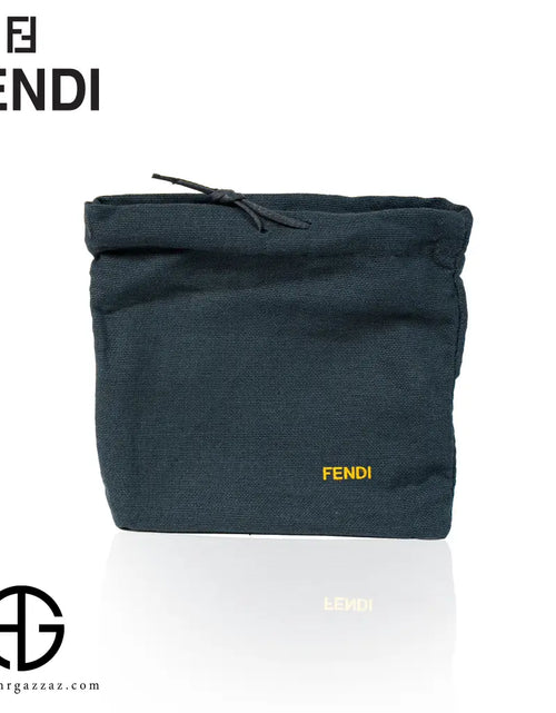 تحميل الصورة إلى عارض المعرض، Fendi Black Textured Leather Bi-Fold Wallet
