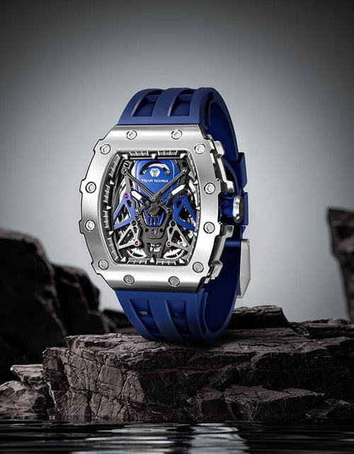 Load image into Gallery viewer, Elemental Series-Automatic Watch TB8207A Silver Blue
