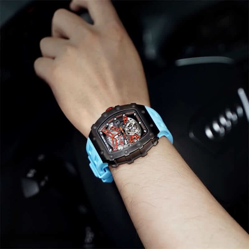 Elemental Series-Automatic Watch TB8208A Black Blue