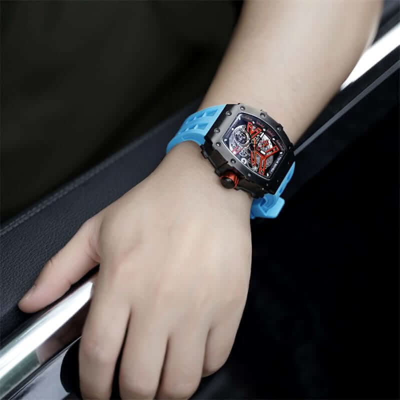 Elemental Series-Automatic Watch TB8208A Black Blue