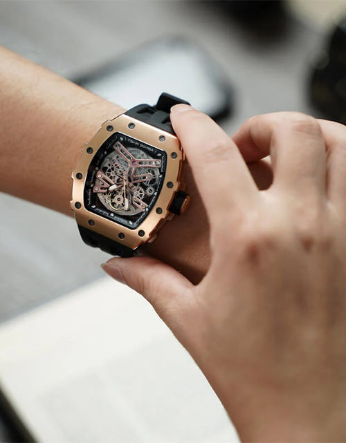 Load image into Gallery viewer, Elemental Series-Automatic Watch TB8208A Rose Gold Black

