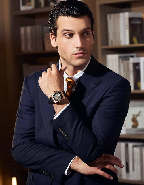 Load image into Gallery viewer, Elemental Series-Automatic Watch TB8208A Rose Gold Black
