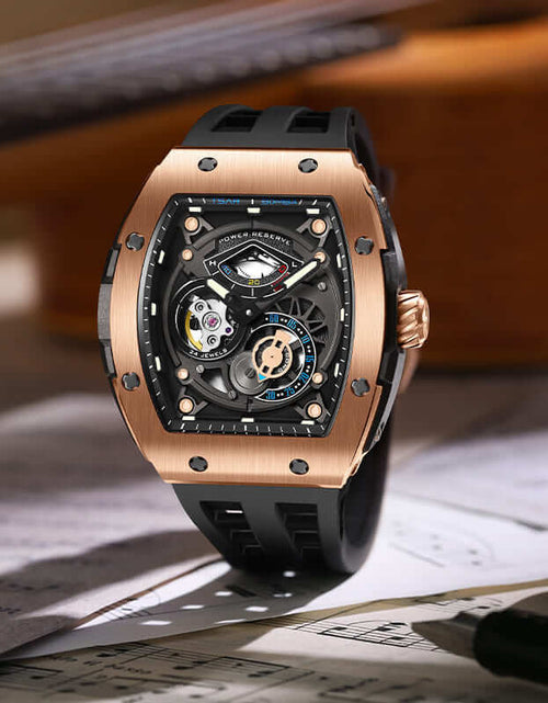 Load image into Gallery viewer, Elemental Series-Automatic Watch TB8210A Gold Black
