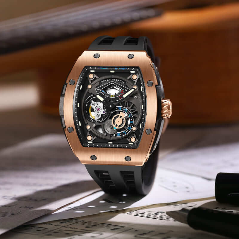 Elemental Series-Automatic Watch TB8210A Gold Black