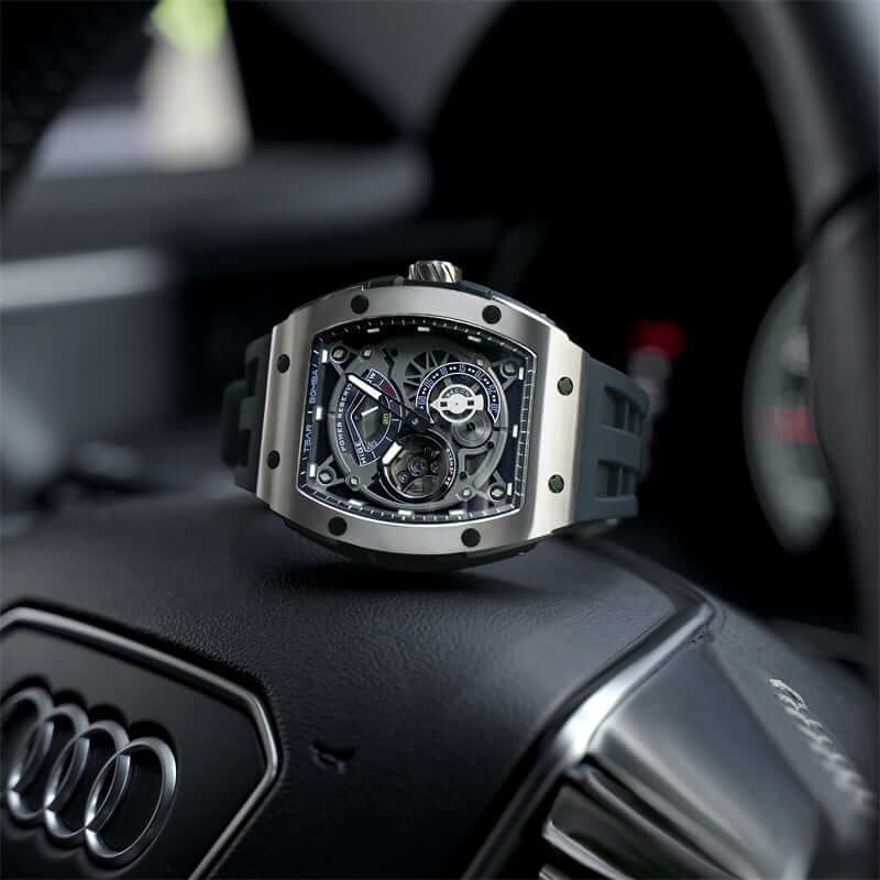 Elemental Series-Automatic Watch TB8210A Silver Black