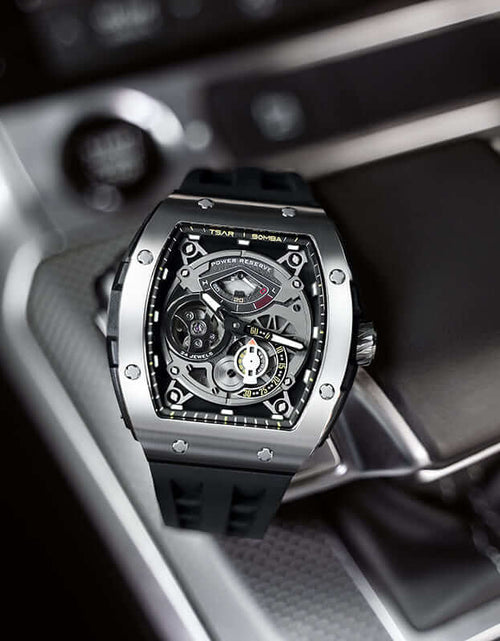 Load image into Gallery viewer, Elemental Series-Automatic Watch TB8210A Silver Black
