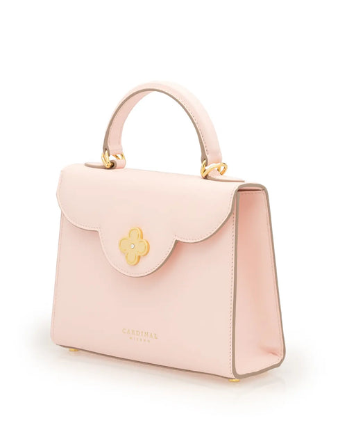 Load image into Gallery viewer, First Lady Small Pink Plain Calf Leather Handbag
