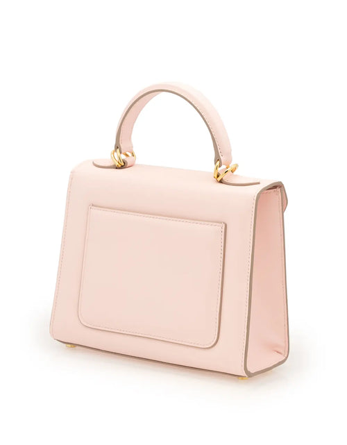 Load image into Gallery viewer, First Lady Small Pink Plain Calf Leather Handbag
