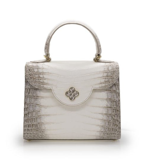 Load image into Gallery viewer, First Lady 22 Himalaya crocodile leather handbag
