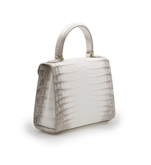 First Lady 22 Himalaya crocodile leather handbag