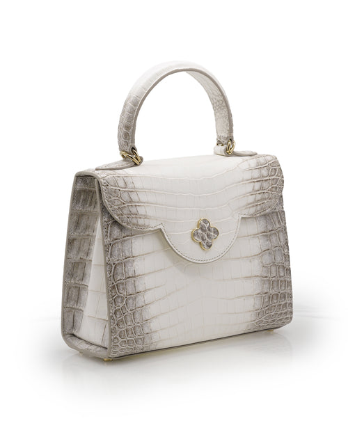 Load image into Gallery viewer, First Lady 22 Himalaya crocodile leather handbag
