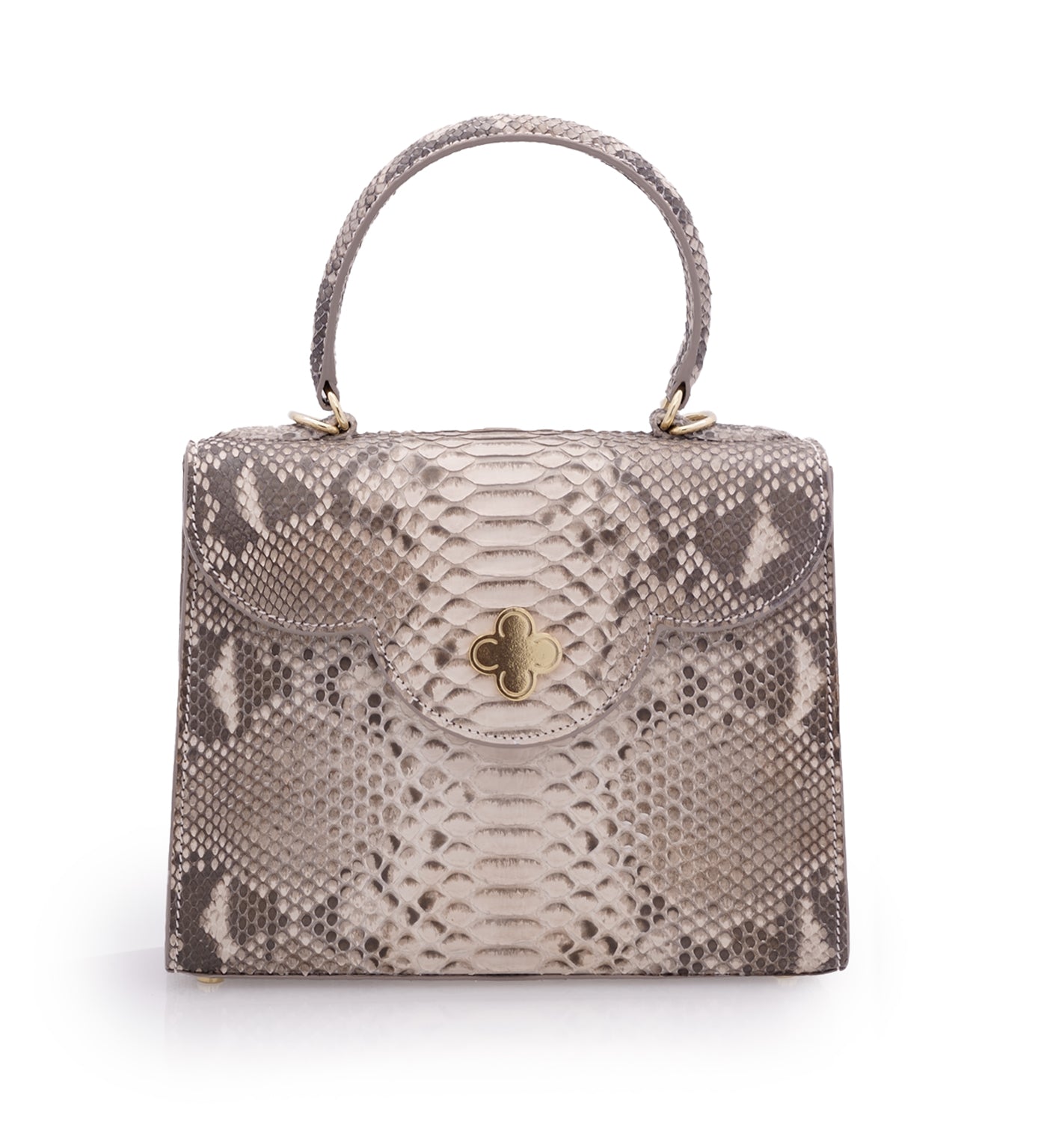 First Lady Python leather handbag
