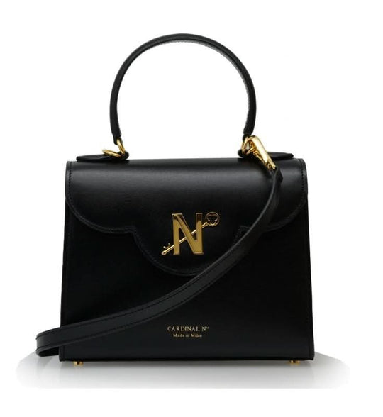 First Lady black leather handbag MTO