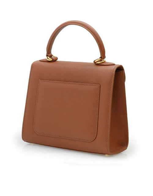 Load image into Gallery viewer, First Lady Brown textured leather bag
