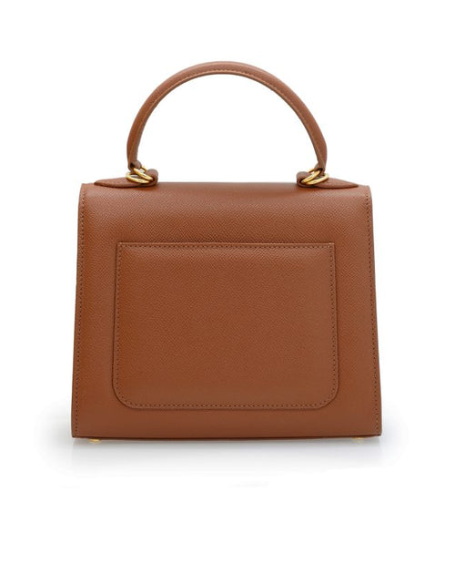 Load image into Gallery viewer, First Lady Brown textured leather bag
