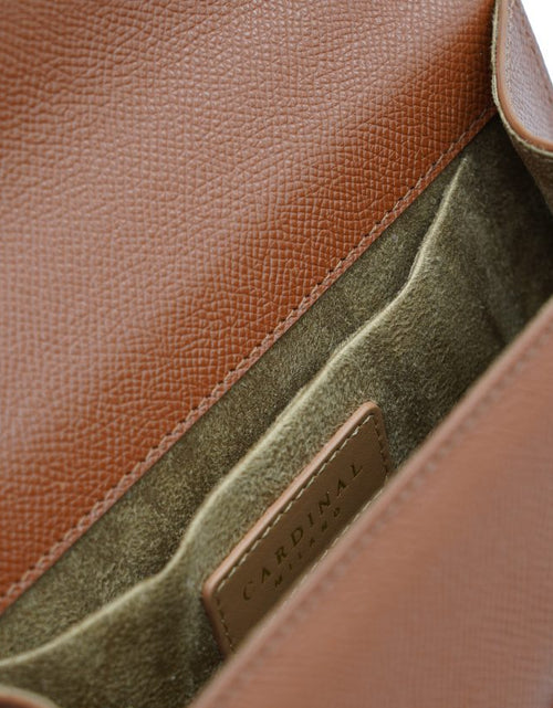 Load image into Gallery viewer, First Lady Brown textured leather bag
