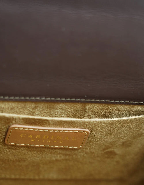 تحميل الصورة إلى عارض المعرض، حقيبة يد جلدية عادية بلون الشوكولاتة من First Lady Secrets
