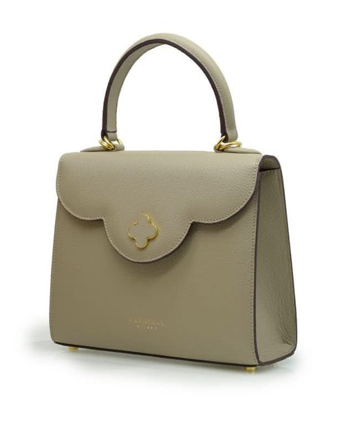 تحميل الصورة إلى عارض المعرض، حقيبة يد جلدية باللون البني الداكن من السيدة الأولى
