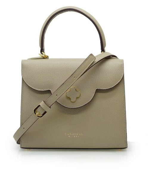 تحميل الصورة إلى عارض المعرض، حقيبة يد جلدية باللون البني الداكن من السيدة الأولى
