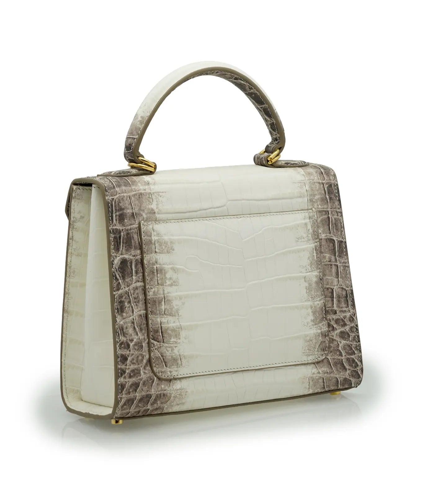 First Lady Himalaya Crocodile-Embossed Calf Leather Handbag