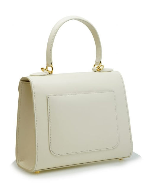 Load image into Gallery viewer, First Lady ivory hand leather bag MTO
