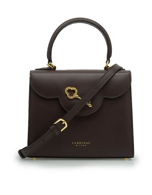 تحميل الصورة إلى عارض المعرض، حقيبة يد جلدية عادية بلون الشوكولاتة من First Lady Secrets
