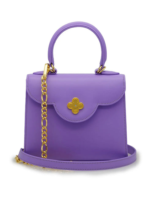 تحميل الصورة إلى عارض المعرض، First Lady Small Malva Plain Calf Leather Handbag
