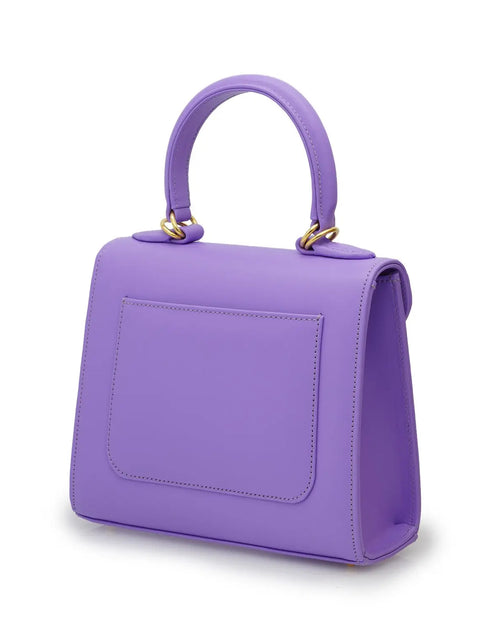 تحميل الصورة إلى عارض المعرض، First Lady Small Malva Plain Calf Leather Handbag
