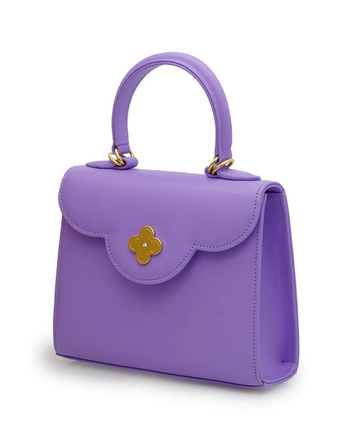 تحميل الصورة إلى عارض المعرض، First Lady Small Malva Plain Calf Leather Handbag

